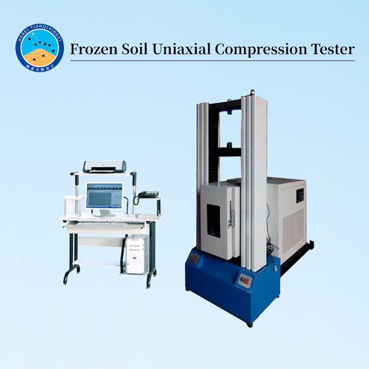 Lab Automatic Geotechnical High and Low Temperature Undisturbed Frozen Soil Stress Strain Controlled Uniaxial Testing Machine